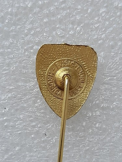 60th Anniversary of the Ljubljana District Football Association badge (lacquer, signature)