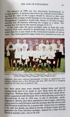 The Scottish Football League. The first 100 years