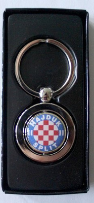 Keyring Hajduk Split in etui (official product) Croatia keychain