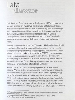 Zyrardowianka Zyrardów. League history of the club