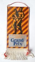 IV International Bodybuilding Competition Grand Prix Lodz 1987 pennant