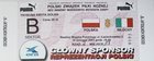 Poland - Italy UEFA Euro U-21 play-off match ticket (10.11.2001) - price 20 zl