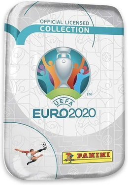 UEFA Euro 2020 Tournament Edition Official Licensed Panini Sticker - pocket tin