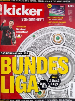 Bundesliga, 2. & 3. Liga 2024/2025 Fans Guide (Kicker magazine special edition)
