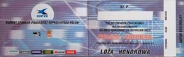 Poland -Romania match invitation (16.10.2002)