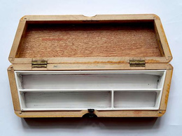 Old winter sports school pencil case (the 50s-60s)