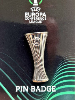 UEFA Europa Conference League trophy (official product) badge pin Football