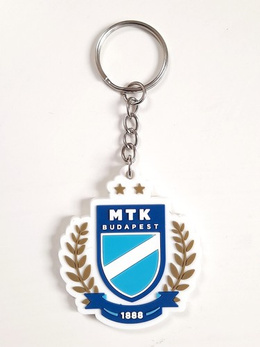 MTK Budapest crest one side gum keyring (official product)