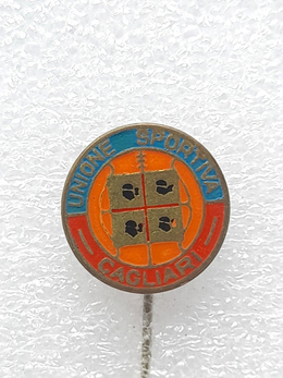US Cagliari old crest badge (lacquer)
