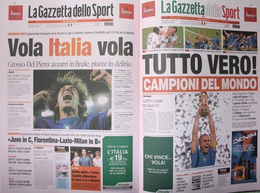 The First Page of La Gazzetta dello Sport
