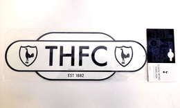 Tottenham Hotspur FC colour retro years street sign (official product)
