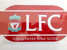 Liverpool FC colour retro years street sign (official product)