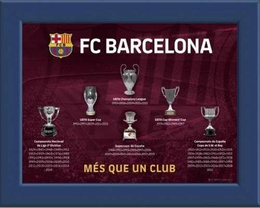 FC Barcelona Trophies 6 pins-collection (official product)